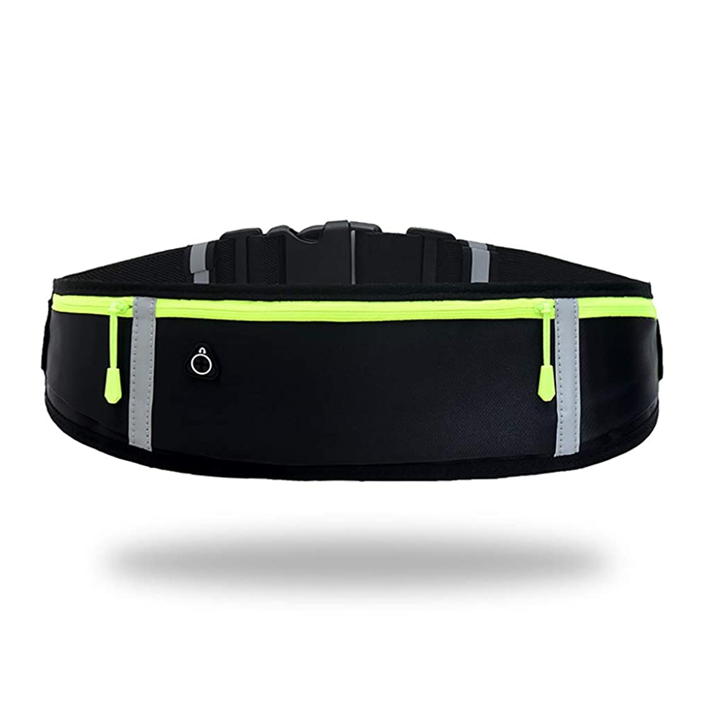 SANNIDHI Synaty Waist Bag for Men & Women, Stylish Slim Fanny Pack Casual Sling Shoulder Chest Pack with Adjustable Strap for Walking Cycling Running Hiking Hold Phones, Keys, Cards (Black) SANNIDHI Synaty Waist Bag for Men & Women, Stylish Slim Fanny Pack Casual Sling Shoulder Chest Pack with Adjustable Strap for Walking Cycling Running Hiking Hold Phones, Keys, Cards (Black)